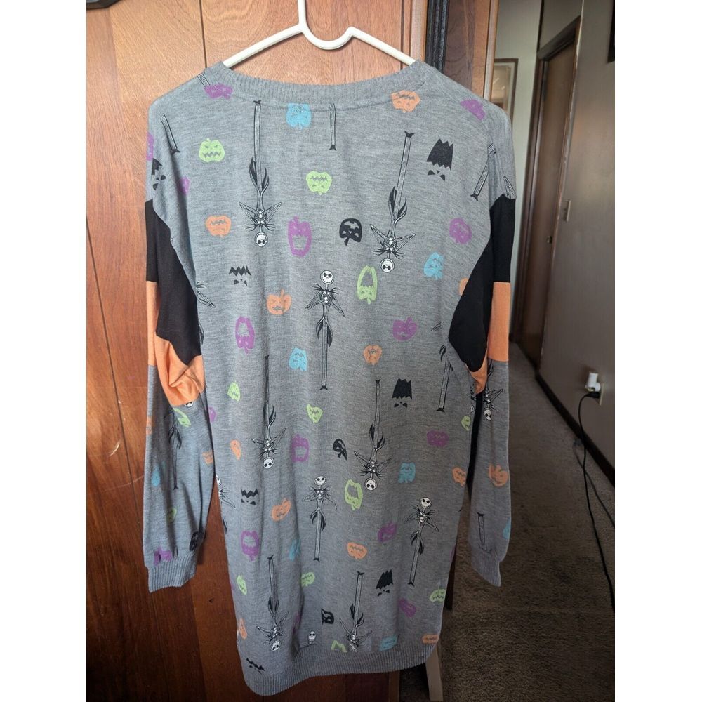 Tim Burton Nightmare Before Christmas‎ Dress Tunic SweaterM 8/10 Disney - Picture 2 of 3
